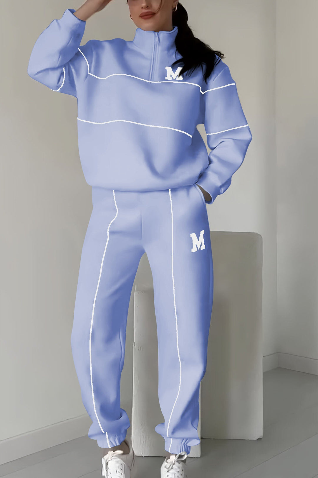 Thalynnae | Comfortable Sweater and Trousers Set