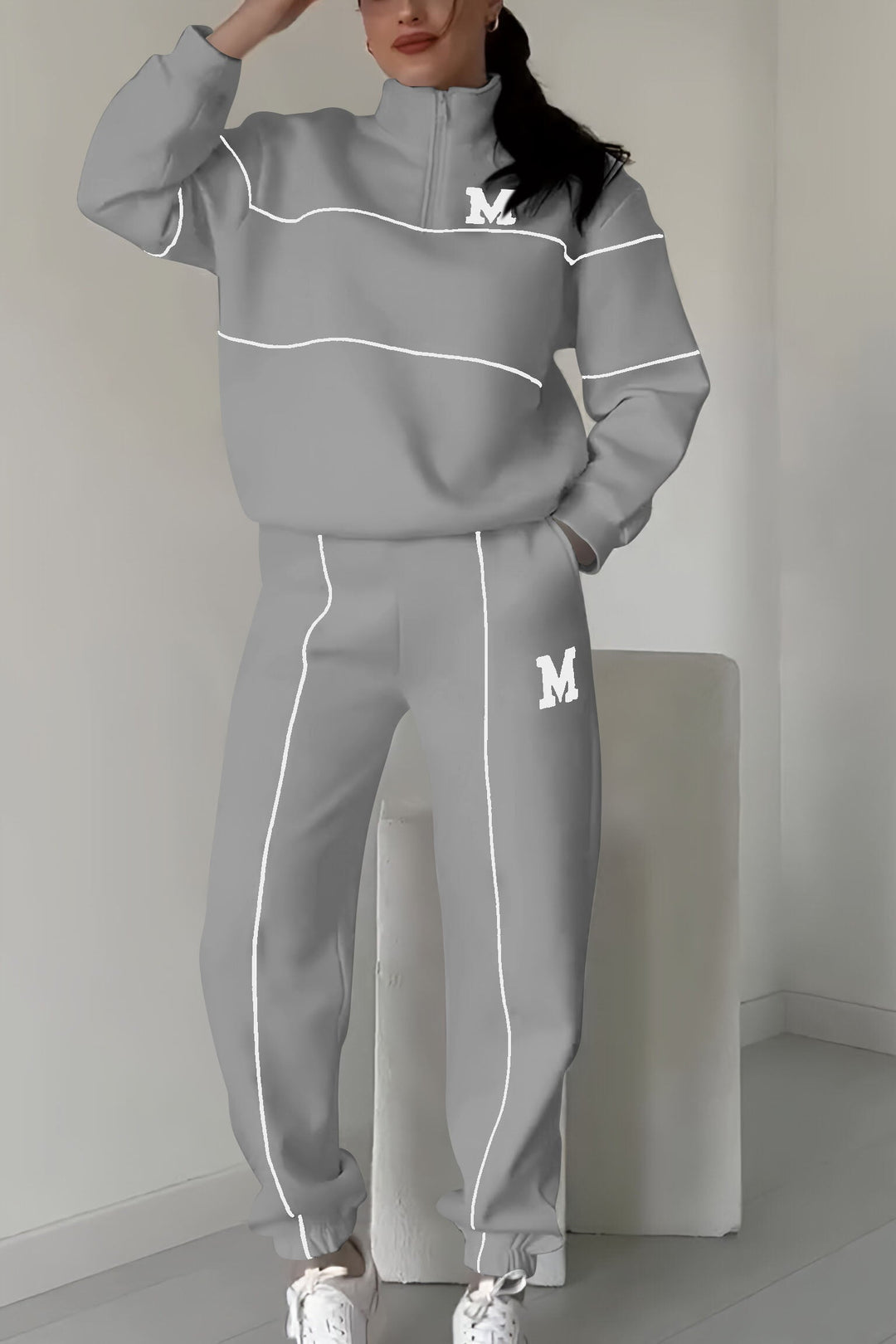 Thalynnae | Comfortable Sweater and Trousers Set