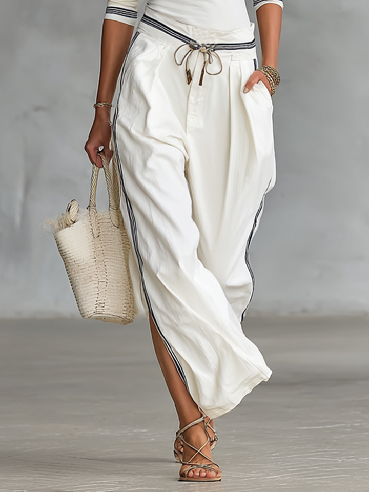 Sport Set Wide Trousers with Drawstring