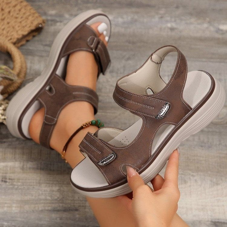 Elegant Women's Orthopaedic Sandals - Adjustable Buckle