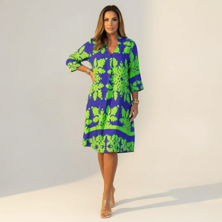 Elegant Flowing Spring Dress - Marije