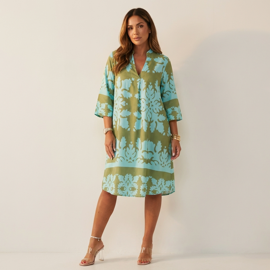 Elegant Flowing Spring Dress - Marije