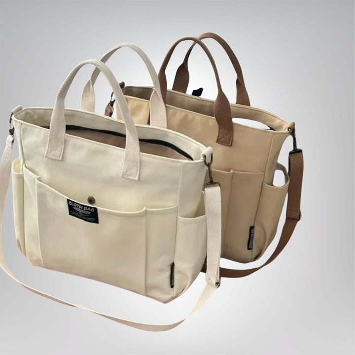 Olivia - Minimalistic Canvas Tote Bag
