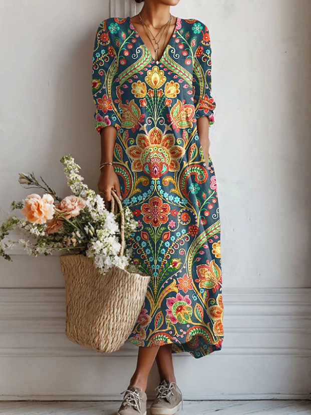 LEIRE | Long Ethnic Style Dress