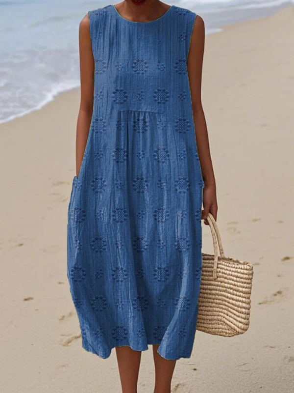 Sandra | Printed Midi Dress