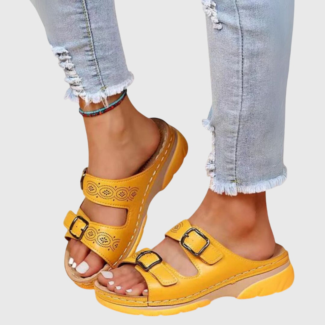 Diora™ | Orthopaedic Leather Sandals