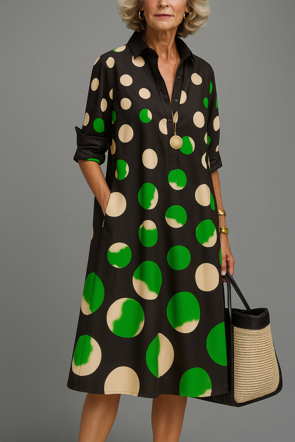 Naomi | Midi Dress, Elegant and Stylish