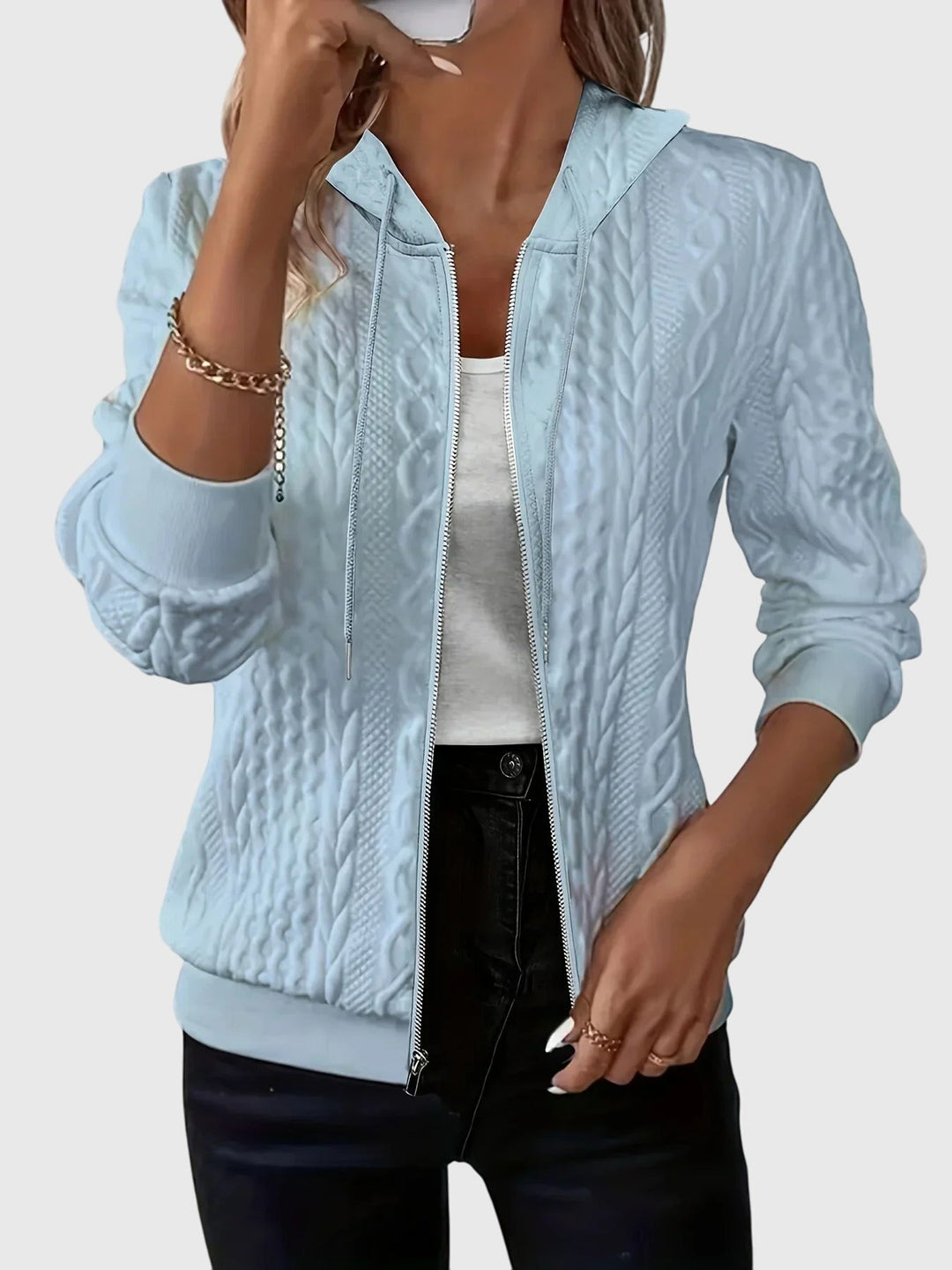 Lena™ - Hoodie with zip