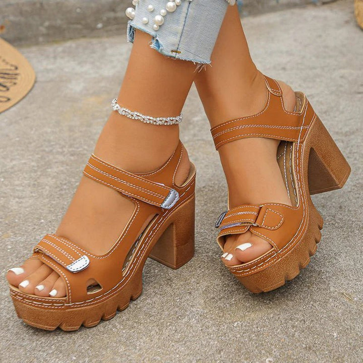 Ruth™ – Orthopaedic Platform Sandals with Wide Toe Box