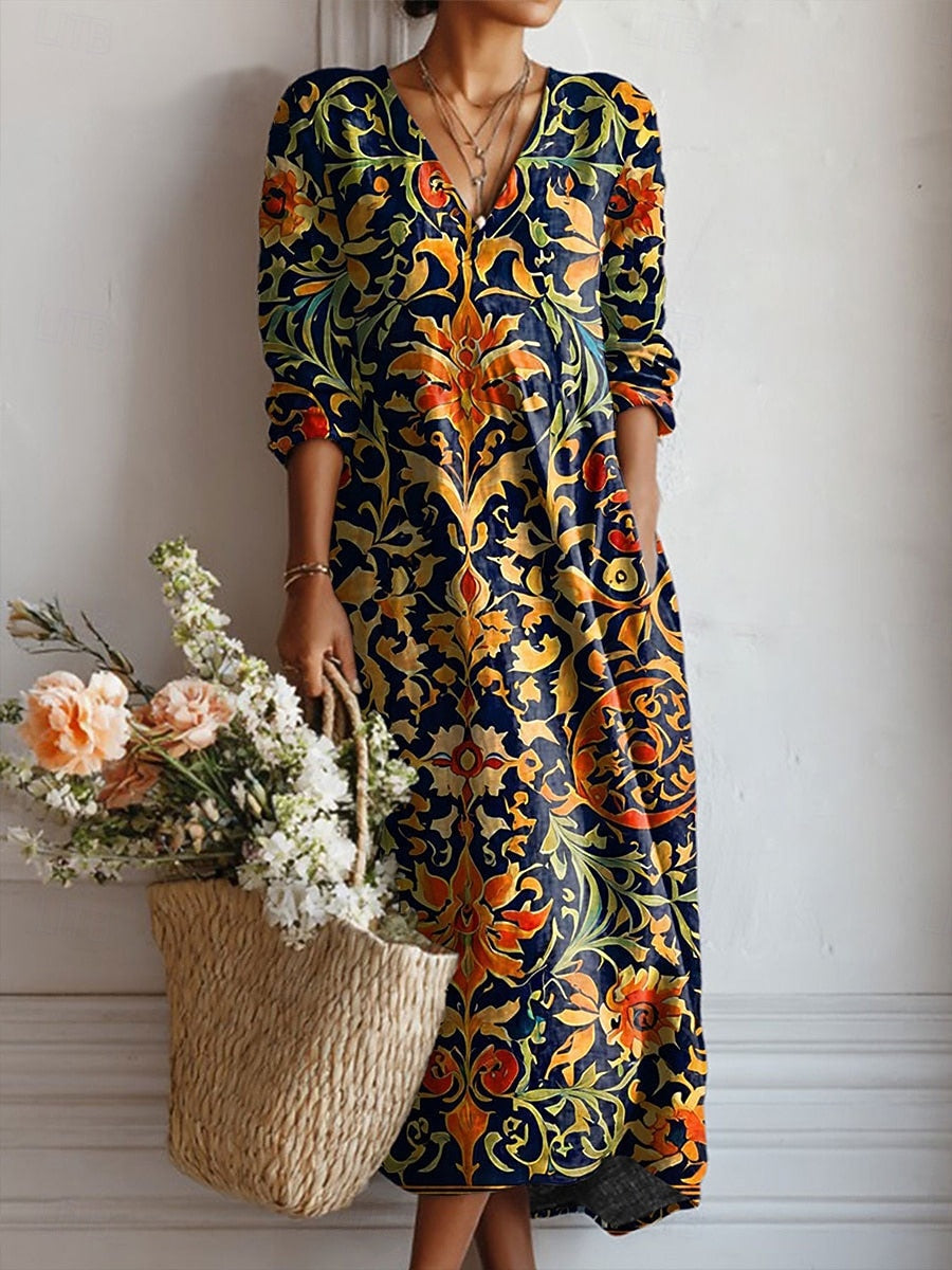 LEIRE | Long Ethnic Style Dress